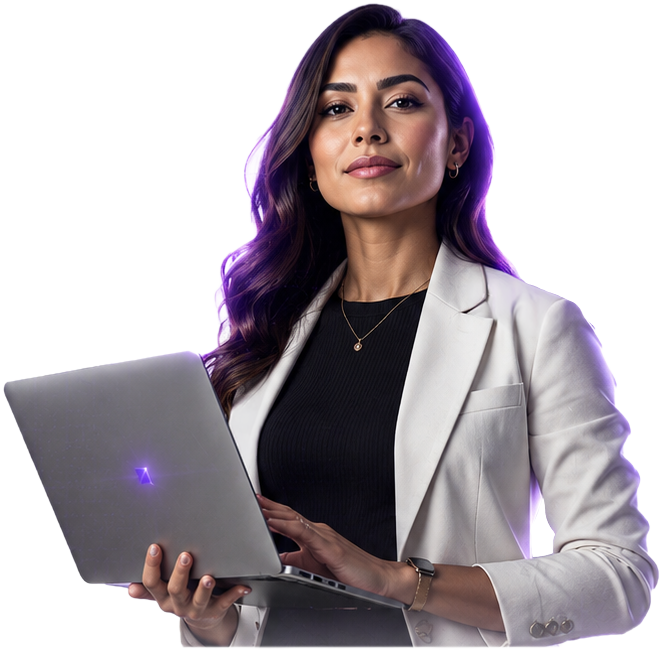 Mujer profesional trabajando en Inbluns